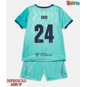 Barcelona Eric Garcia #24 Tredje trøje Børn 2026-27 Kort ærmer (+ korte bukser)